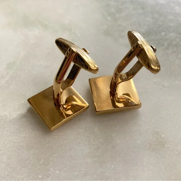 Auth Dior Cuff Links - Picture 3 of 4